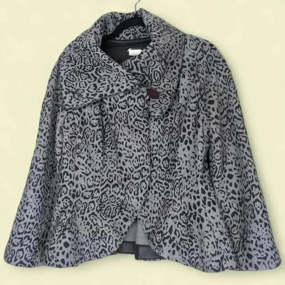 🍁Vintage Marallis Collection Animal Print Coat - Picture 4 of 12